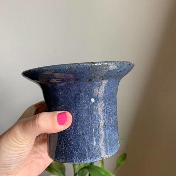 Vintage Handmade Ceramic Planter - Picture 3 of 6